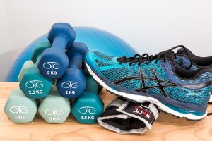 Dumbbells, shoes, sneakers — Inventor of Treadmill
