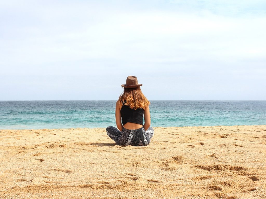 Beach, woman, hat — The Use of Dumbbells in Precise bodily Treatment